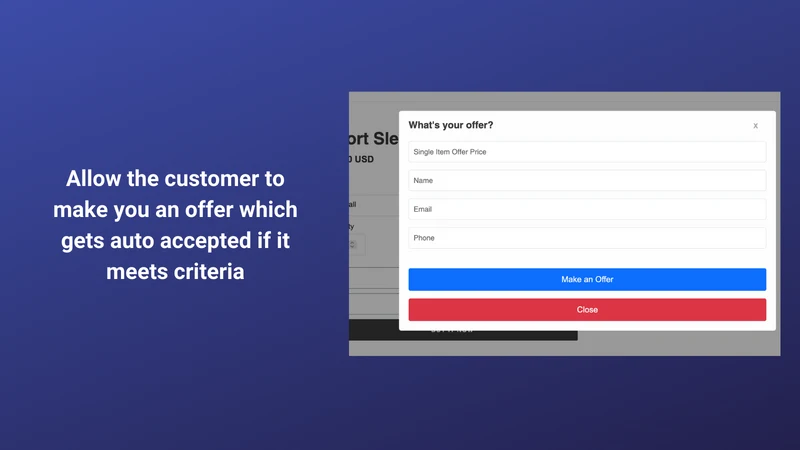 Bargain ‑ Make an Offer by CC