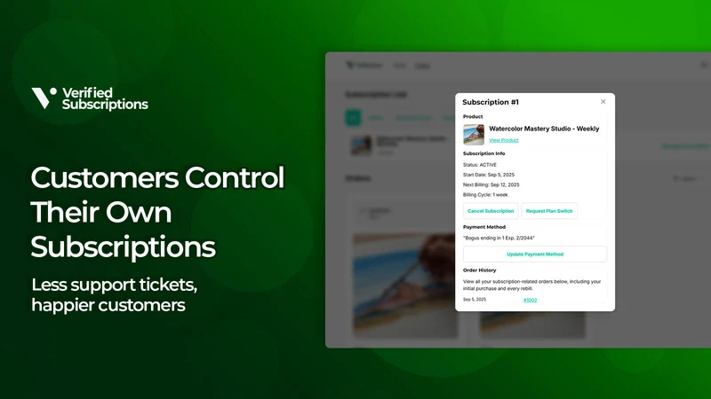 Verified Subscriptions