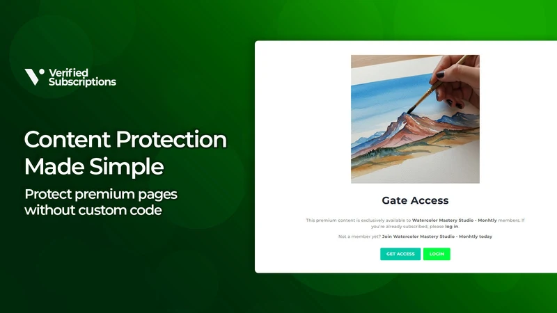 Verified Subscriptions