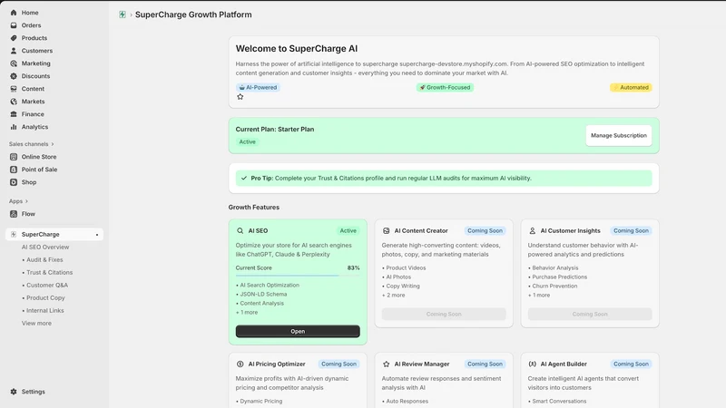 SuperCharge: Grow with AI SEO
