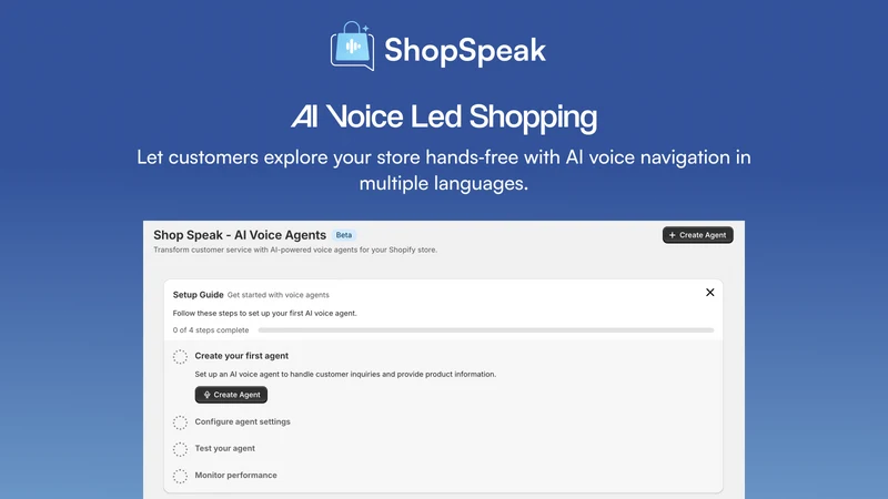 ShopSpeak: AI Voice Assistant