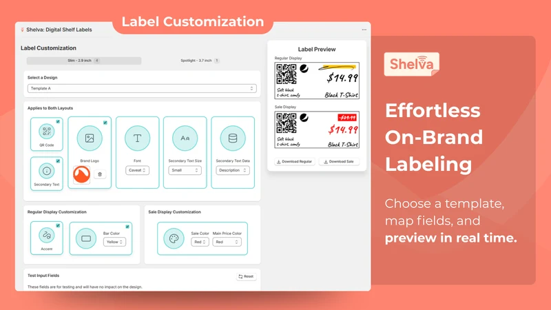 Shelva: Digital Shelf Labels