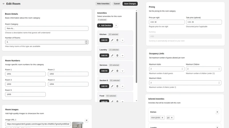 RG Hotel Booking System