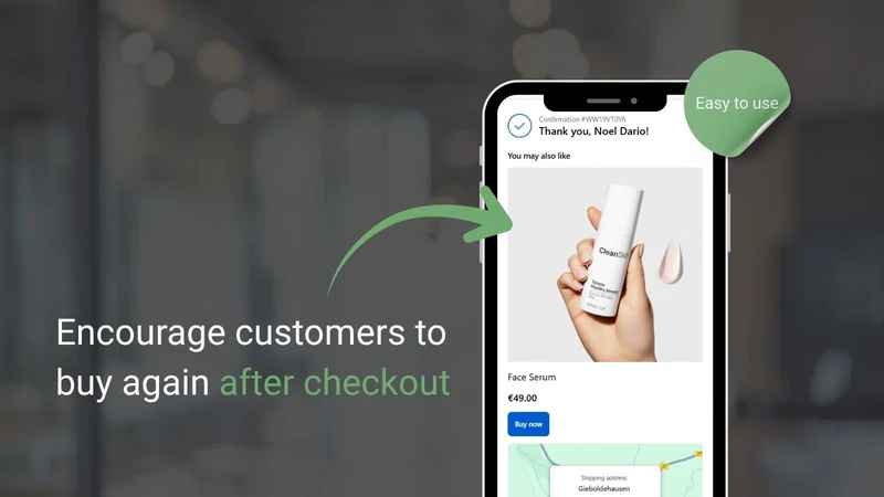 Post Purchase Sections