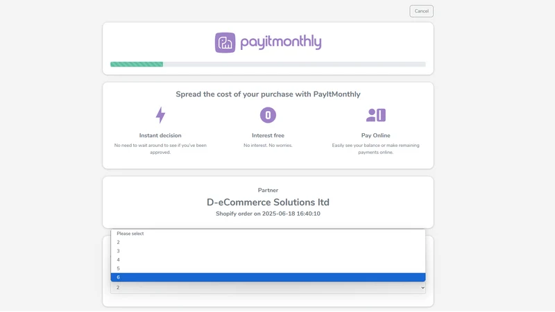 PayItMonthly Customisation App