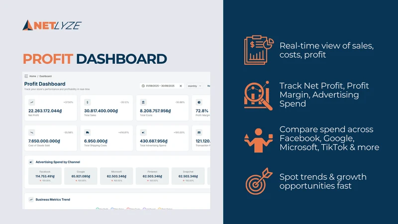 Netlyze ‑ Profit Tracking