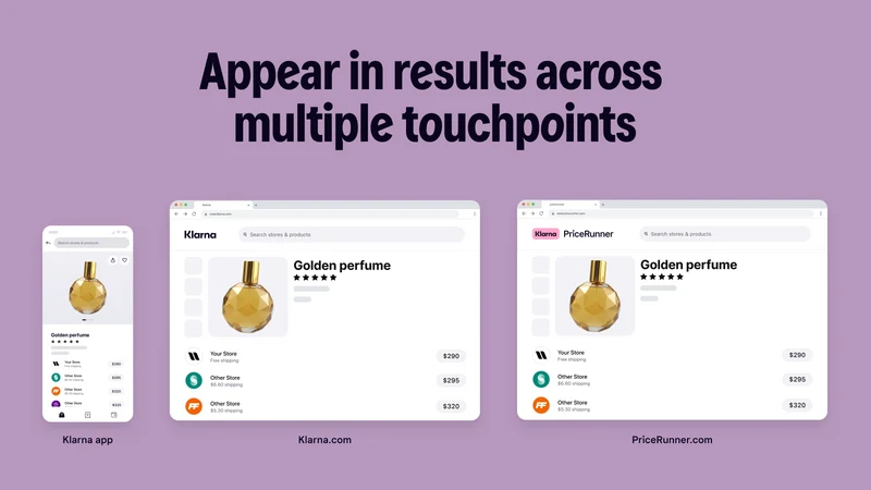 Klarna Search & Compare