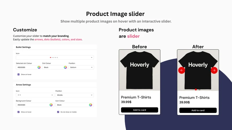Hoverly ‑ Image Swap & Gallery