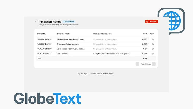 GlobeText