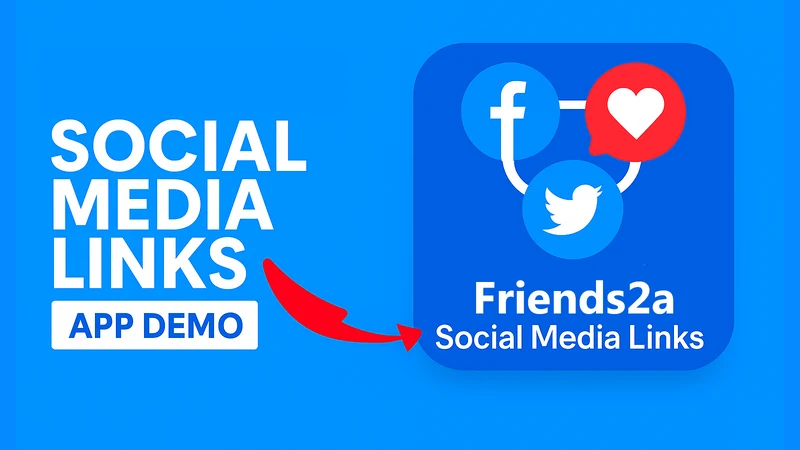 Friends2a Social Media Links