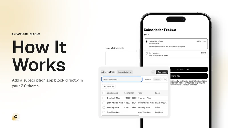 Subscription Blocks