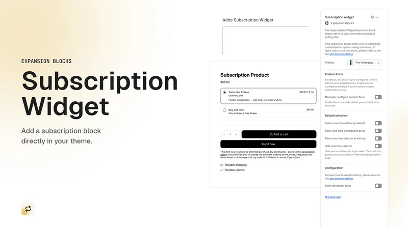 Subscription Blocks