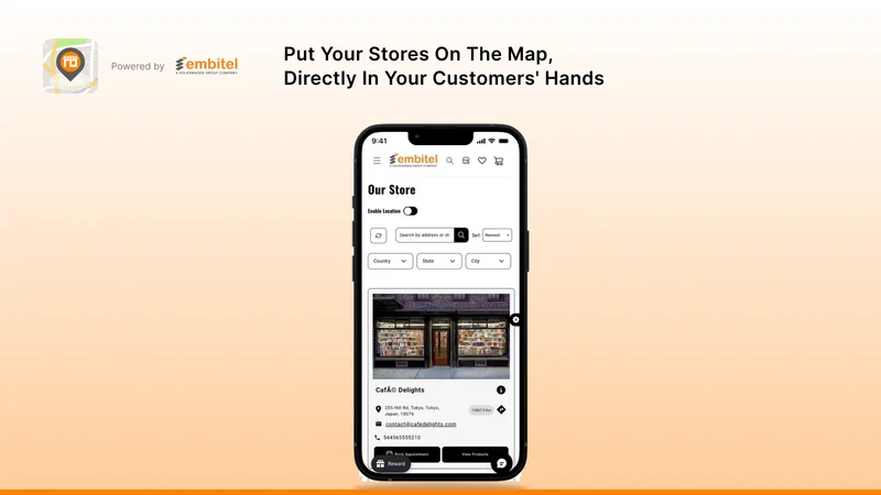 Embitel : Store Locator