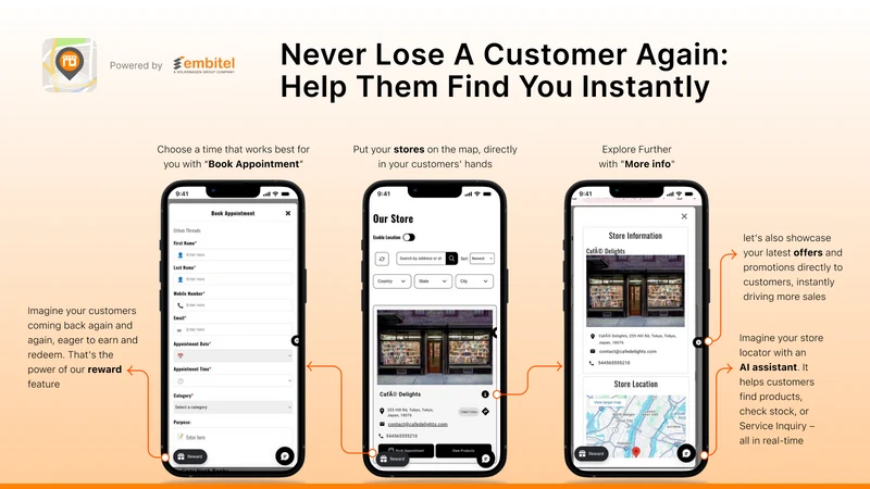 Embitel : Store Locator
