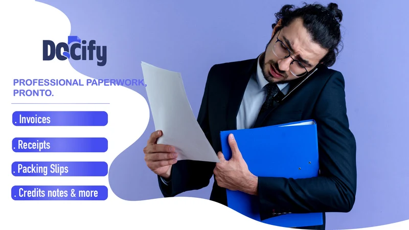 Docify – Invoice/PDF Generator