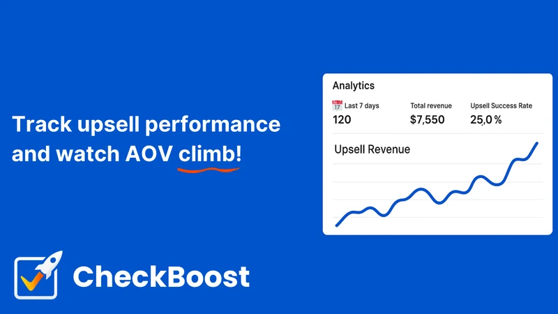 CheckBoost ‑ Checkbox Upsells
