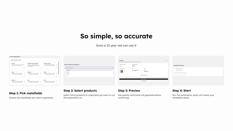 Brezz: AI Metafield Automation