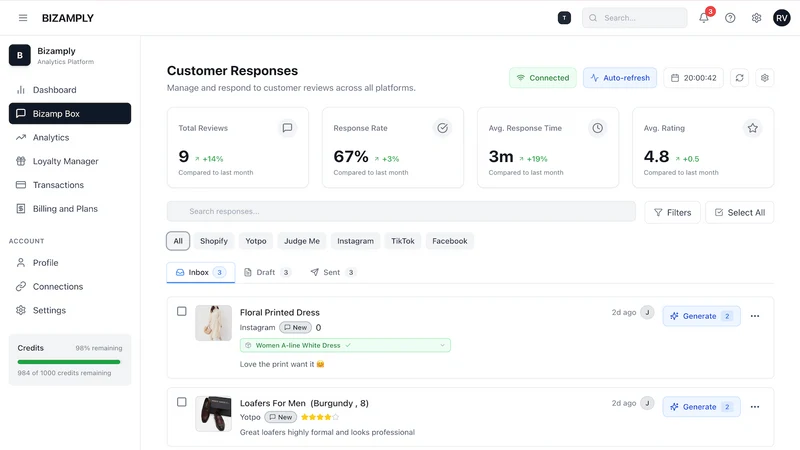 Bizamply ‑ AI Engagement