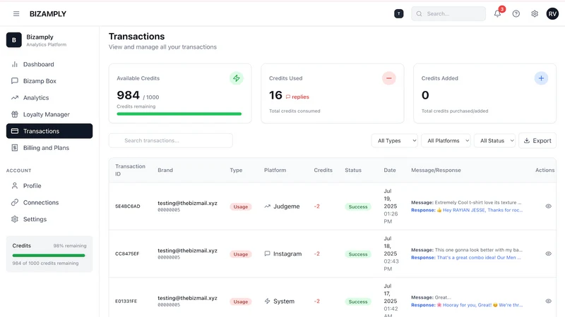 Bizamply ‑ AI Engagement