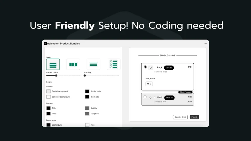 Adlevate ‑ Product Bundles