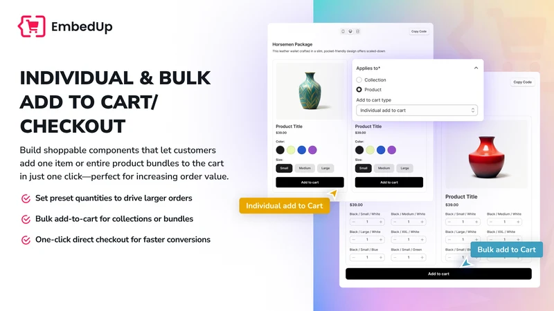 EmbedUp ‑ Affiliate Buy Button
