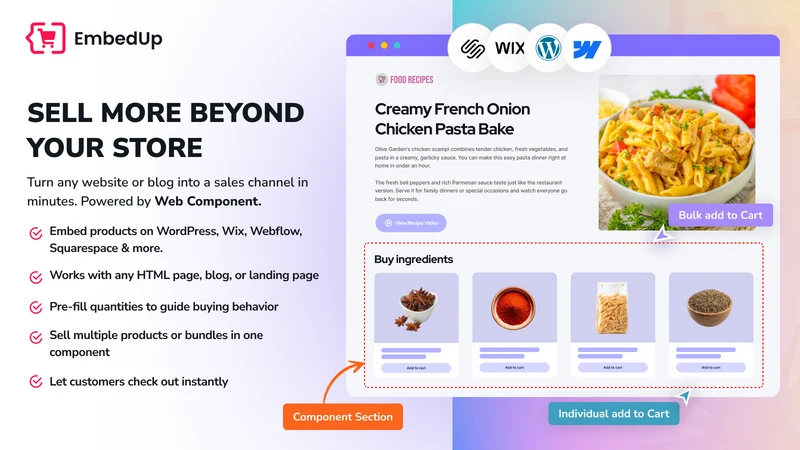 EmbedUp ‑ Affiliate Buy Button