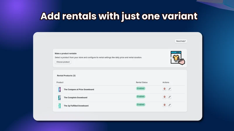 Rental Booking & Deposits