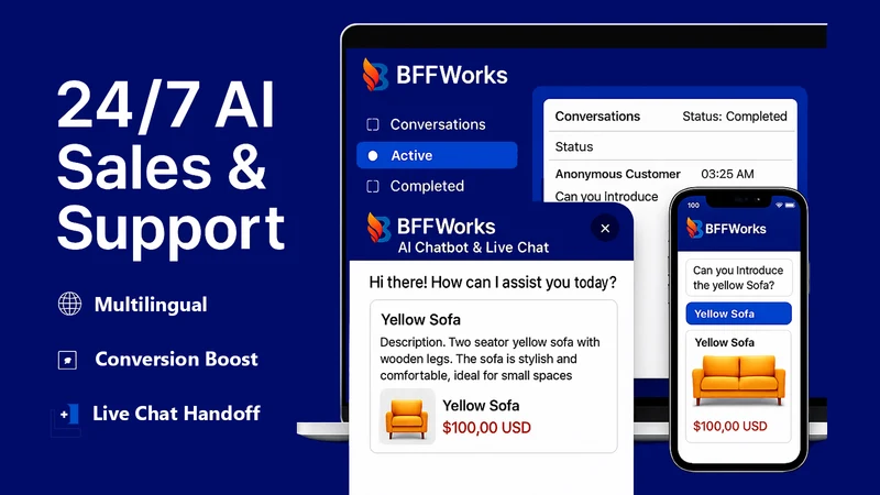 BFFWorks: AI Chatbot Live Chat