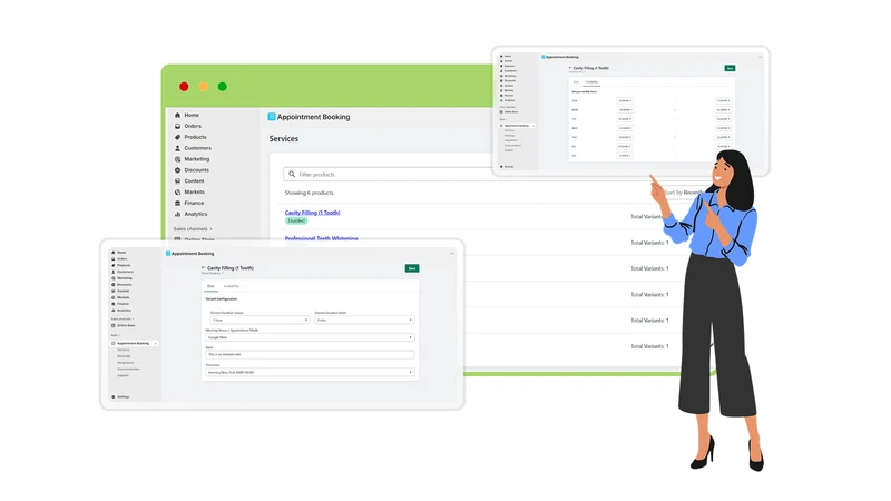 Appointment Booking ShopNinjas