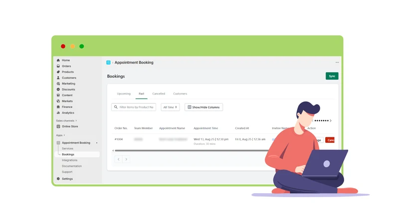 Appointment Booking ShopNinjas