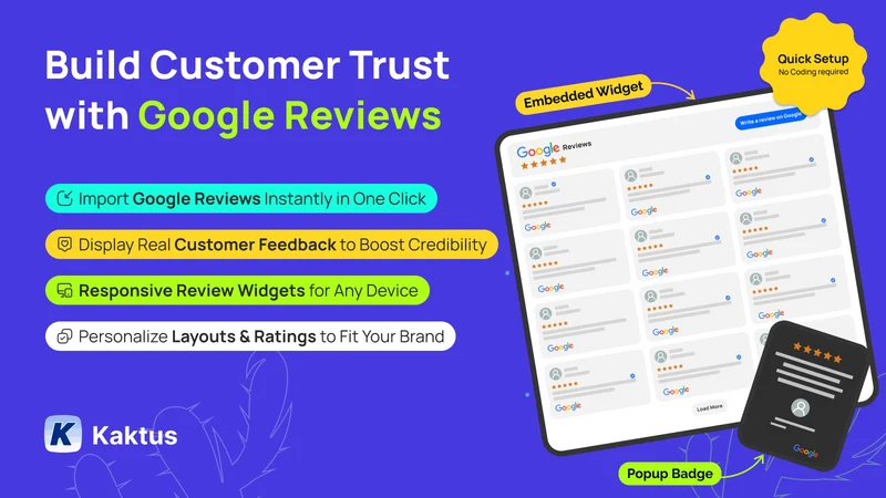 K: Google Reviews Importer