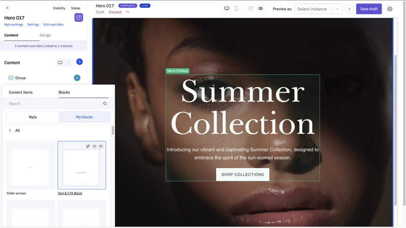 Nyla ‑ No‑Code Site Builder