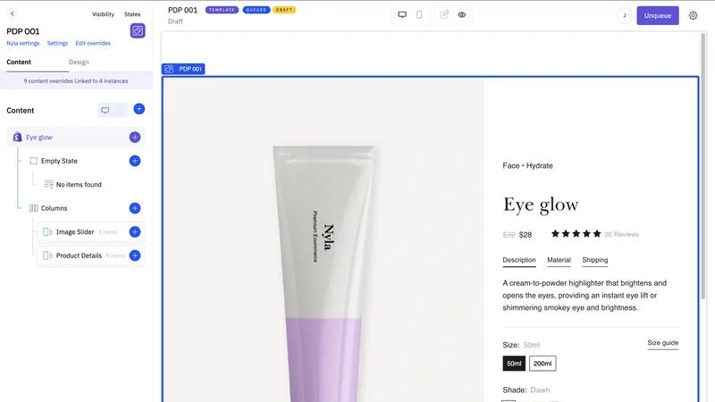 Nyla ‑ No‑Code Site Builder