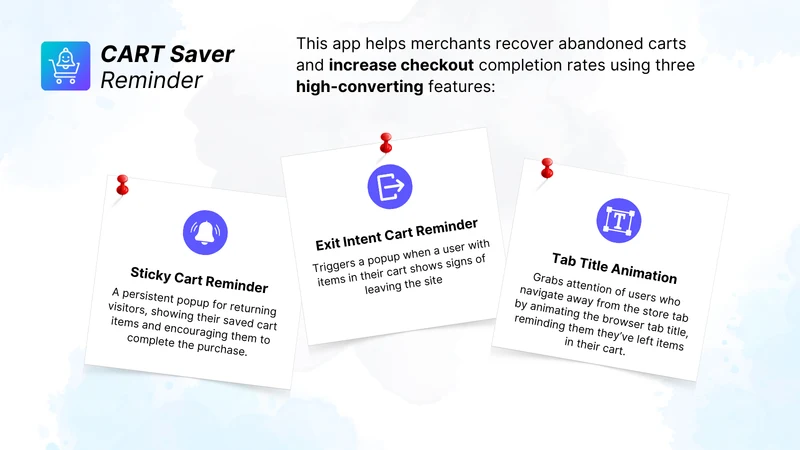 Cart Saver Reminder