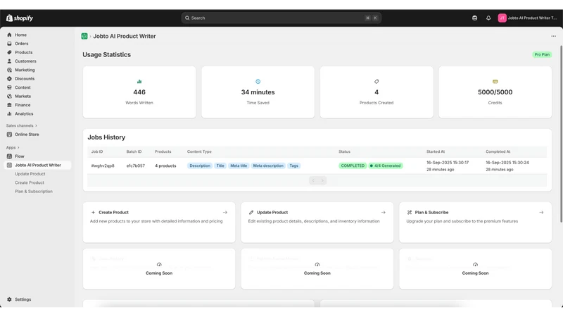 Jobto AI Product Description