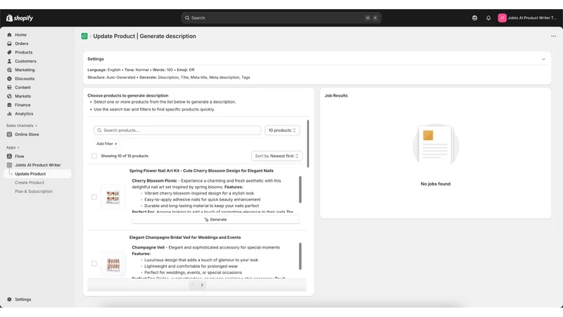 Jobto AI Product Description