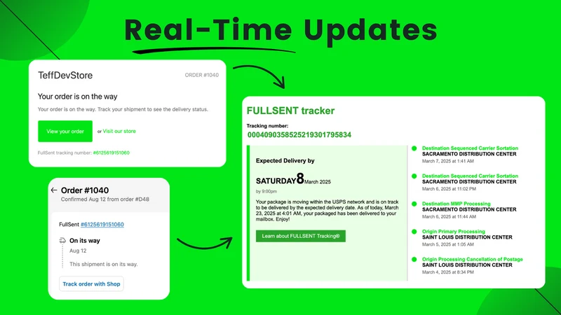 FullSent ‑ Mail Tracking App