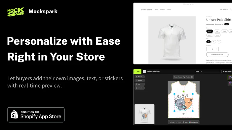 Mockspark Product Personalizer