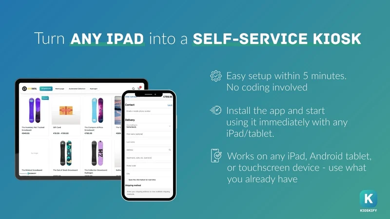 Kioskify: Self‑Service Kiosk