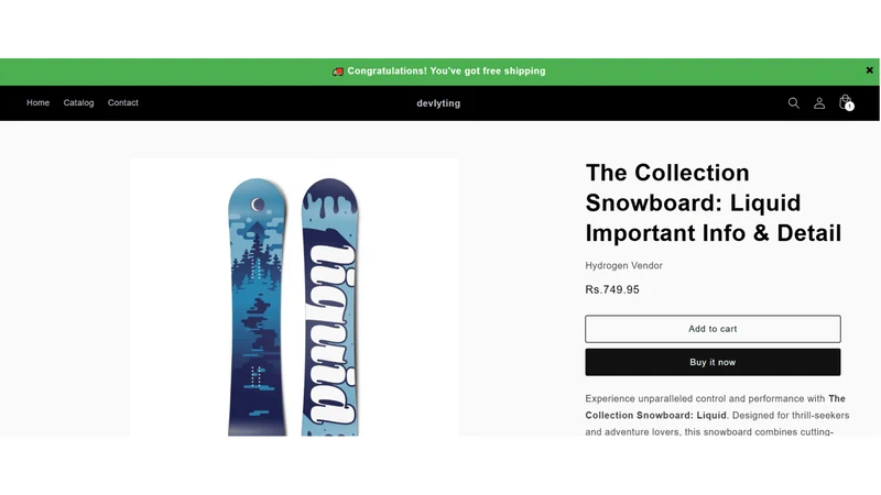 Free Shipping Bar ShopSaasify