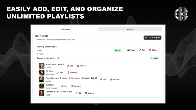 WavExp: Playlist Music Player