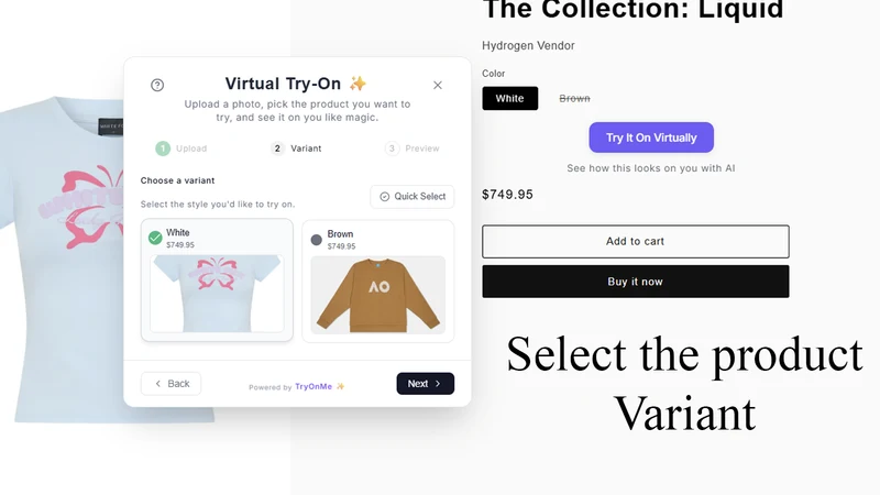 TryItOnMe ‑ Virtual AI Try‑On