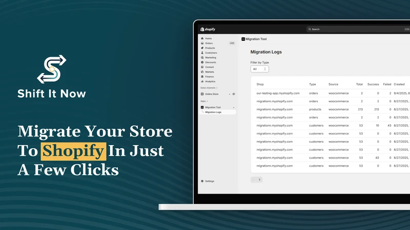 Shift It Now ‑ Store Migration