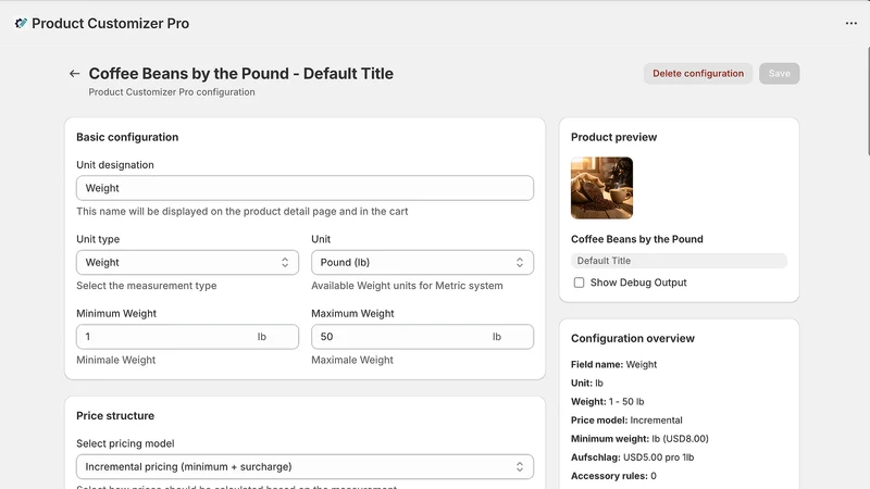 Product Customizer Pro