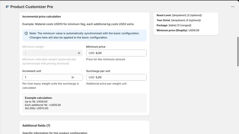 Product Customizer Pro