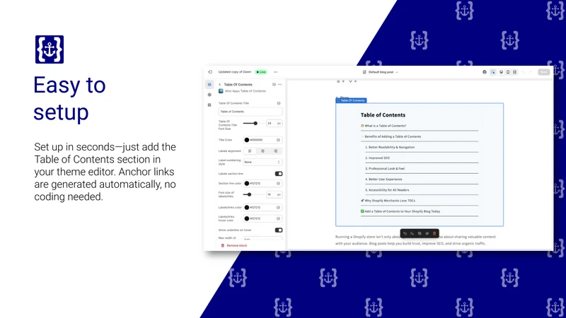 Auto TOC: Blog SEO & Nav
