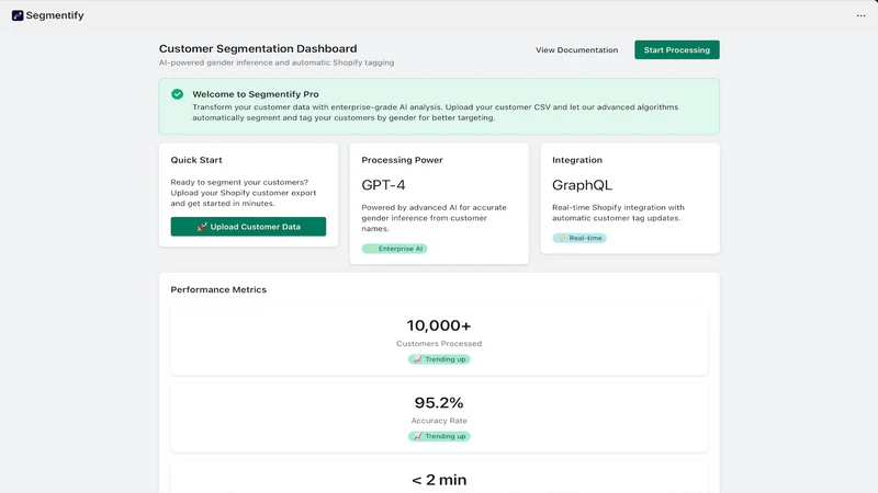 Segmentify: AI Segments Tools