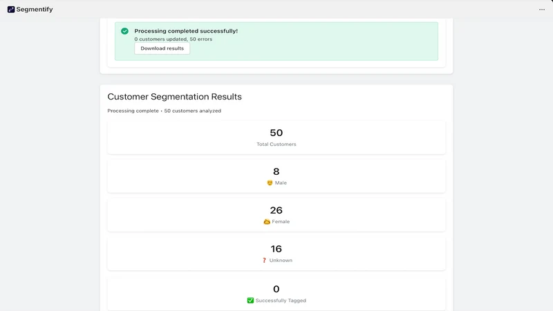 Segmentify: AI Segments Tools
