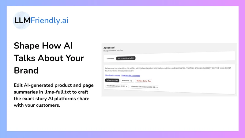 LLMFriendly: Boost AI Traffic