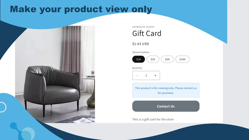 JViewOnly: Disable add to cart